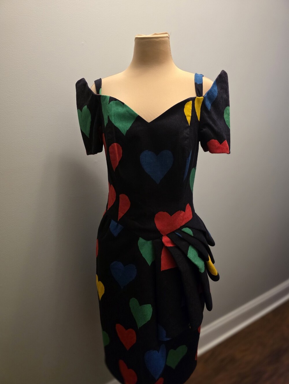 Evenings  by Raul Blanco Abstract Heart Cocktail Dress